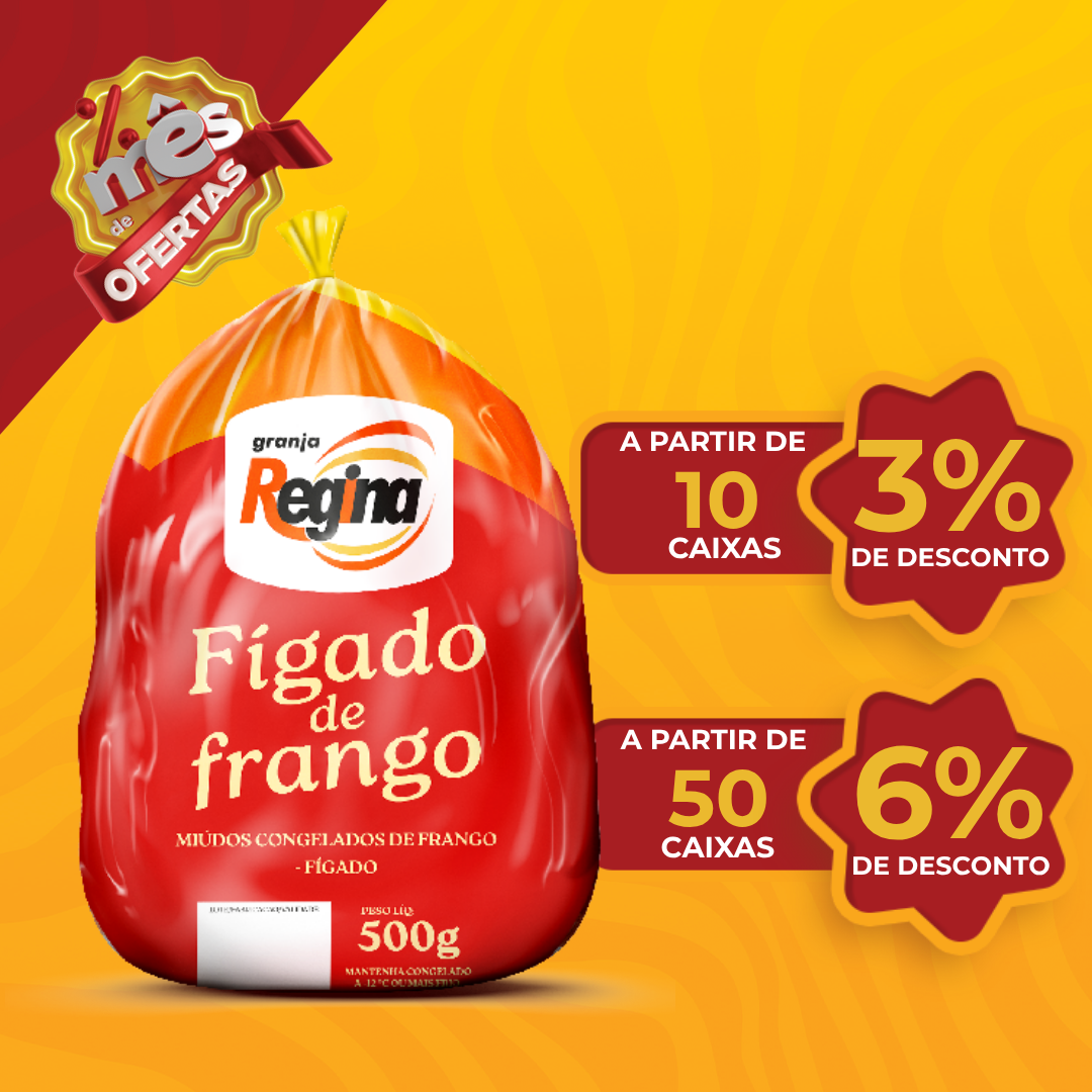 F&iacute;gado de Frango Cong 500g - Granja Regina